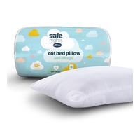 Silentnight Safe Nights Cot Bed Pillow - Anti Allergy Nursery Pillow For Sleeping Children Kids Newborn Baby Babies - Hypoallergenic Machine Washable Baby Shower Gifts White,1 Pillow,442367GE