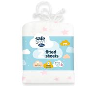 Silentnight Safe Nights Nursery Pink Fitted Sheets - Cot