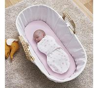Silentnight Safe Nights Swaddle Blanket - Pink Star