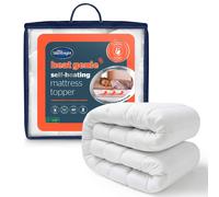 Silentnight Self Heating Double Mattress Topper - Warm Cosy Mattress Pad Topper Featuring Heat Reflecting Foil and Thermal Lining to Retain Heat - Do