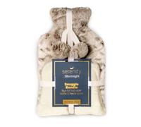 Silentnight Serenity Snuggle Bundle Faux Fur Hot Water Bottle & Fleece Socks