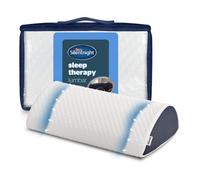 Silentnight Sleep Therapy Lumbar Pillow - Memory Foam Ergonomic Soothing Relief - Lower Back Sleeping Sitting Reclining Support - Improve Posture and Eases Aches & Pains - Multiuse, Hypoallergenic