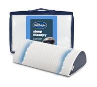 Silentnight Sleep Therapy Lumbar Pillow - Memory Foam Ergonomic Shooting Relief - Lower Back Sleeping Sitting Reclining Support - Improve Posture and Eases Aches & Pains - Multiuse, Hypoallergenic
