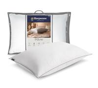 Silentnight Sleepeezee Sumptuous Pillow - 100% Cotton Naturally Breathable - Temperature Regulating - Comfort & Support for Head & Neck - Anti-Allergy Filling - Soft Luxury Feel, Machine Washable