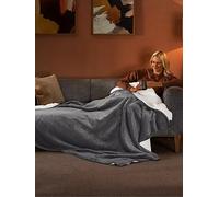 Silentnight Snugsie Kingsize Family Blanket Charcoal