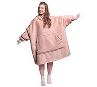 Silentnight Snugsie Oversized Hooded Fleece Blanket Blush
