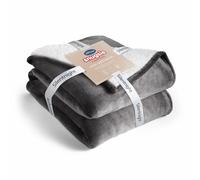 Silentnight Snugsie Teddy Fleece Giant Blanket - Charcoal