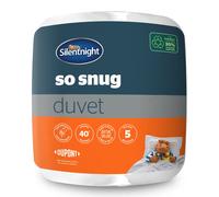 Silentnight So Snug King Bed Duvet Quilt, 15 Tog Winter Warm Cosy Thick Duvet Hypoallergenic and Machine Washable, White, King, (534222GE)