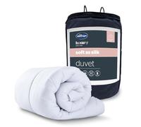 Silentnight Soft As Silk 10.5 Tog King Size Duvet - Luxury All Seasons Summer Winter Duvet Quilt for Luxurious Comfort and Supreme Softness - Hypoallergenic and Machine Washable - King Size