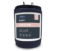 Silentnight Soft As Silk 10.5 Tog King Size Duvet - Luxury All Seasons Summer Winter Duvet Quilt for Luxurious Comfort and Supreme Softness - Hypoallergenic and Machine Washable - King Size