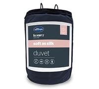 Silentnight Soft As Silk King Size Duvet - 13.5 Tog Luxury Winter Quilt Duvet Thick Warm Cosy - Hypoallergenic and Machine Washable - King Size,White