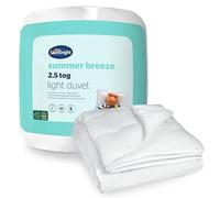 Silentnight Summer Breeze 2.5 Tog Single Duvet - Lightweight Low Tog Summer Duvet Quilt Ideal for Warm Nights and Hot Sleepers - Hypoallergenic and Machine Washable - Single - 200x135cm