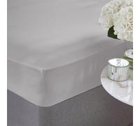 Silentnight Supersoft Dove Grey Fitted Sheet - Double