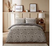 Silentnight Supersoft Mono Cat White Bedding Set - Single