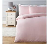 Silentnight Supersoft Plain Blush Pink Bedding Set -Kingsize