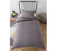 Silentnight Supersoft Plain Charcoal Bedding Set - Single
