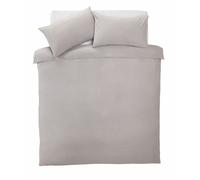 Silentnight Supersoft Plain Dove Grey Bedding Set - Kingsize