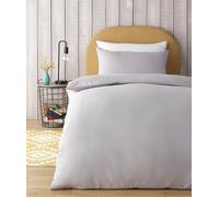 Silentnight Supersoft Plain Dove Grey Bedding Set - Single