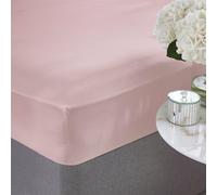Silentnight Supersoft Plain Pink Fitted Sheet - Single