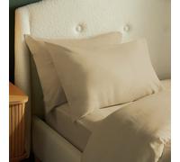 Silentnight Supersoft Plain Standard Pillowcase Pair - Ecru