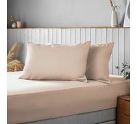 Silentnight Supersoft Plain Standard Pillowcase Pair - Pink
