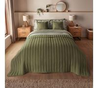 Silentnight Supersoft Quilted Bedspread or Cushions: Bedspread/Natural