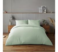 Silentnight Supersoft Sage Green Duvet Set - Double