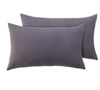 Silentnight Supersoft Standard Pillowcase Pair - Charcoal