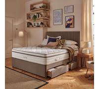Silentnight ThermaCool Memory 2500 Mirapocket Boxtop Mattress & Divan DUSKY PINK DOUBLE
