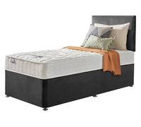 Silentnight Travis Single Divan Bed - Charcoal