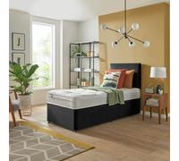 Silentnight Travis Single Ortho Divan Bed - Charcoal
