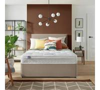Silentnight Travis Small Double Ortho 2 Drawer Divan Bed & Headboard - Sand