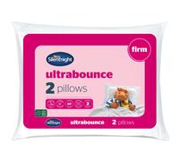 Silentnight Ultrabounce Firm Pillows 2 Pack - Firm Support Pillows with Fib