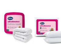 Silentnight Ultrabounce Mattress Topper and Pillow Pair Set: Double