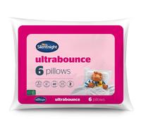Silentnight Ultrabounce Pillows Pack of 6 - Medium Support Soft Bouncy