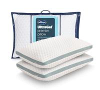 Silentnight Ultragel Support Pillows 2 Pack - Luxury Firm Support Pillows Responsive Pressure Relief for Neck and Shoulder Pain - Ideal for Stomach, Back and Side Sleepers - 2 Pack