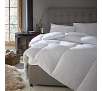 Silentnight Warm and Cosy Double Decker Duvet - 18 Tog Winter Warm Cosy Thick Quilt Hypoallergenic and Machine Washable - Two Duvet Layers Retains