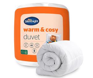 Silentnight Warm & Cosy King Size 13.5 Tog Winter Duvet ? Extra Warm Thick Heavyweight Cosy Winter Quilt Duvet Ideal for Cold Nights ? Hypoallergenic