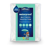 Silentnight Waterproof Mattress Protector, Single Bed, 1 Pack | Deep Fitted Skirt, Noise-Free, Soft-Touch Bed Pad Cover, Protects from Liquids, Sweat, Stains & Dust Mites, Machine Washable