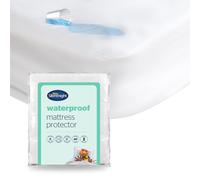 Silentnight Waterproof Mattress Protector Single - Quiet Rustle Free Waterproof Resistant Sheet Moisture Proof Mattress Pad Cover - Machine Washable a
