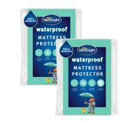 Silentnight Waterproof Mattress Protector - Small Double - 2 Pack