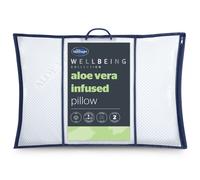 Silentnight Wellbeing Aloe Vera Infused Pillow, Anti Allergy Medium Support