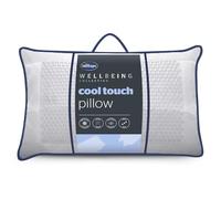 Silentnight Wellbeing Collection Cool Touch Pillow 2 Pack Luxury Cooling Gel Pillow Stay Cool At Night Prevent Overheating For Side Back Sleepers - Medium Support Bed Two Pillows