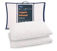Silentnight Wellbeing Collection Copper Pillow 2 Pack