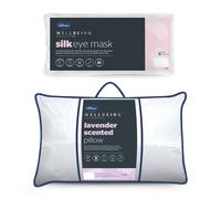 Silentnight Wellbeing Lavender Pillow And Silk Eye Mask Bundle