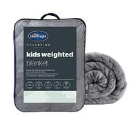 Silentnight Weighted Blanket - Anxiety Relief Therapy Blanket for Children - Kids Sensory Heavy Quilted Wellbeing Blankets, 3kg (kids) Grey, 100 x 150cm