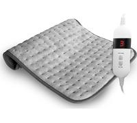 SILENTNIGHT Winter Warmer Heated Pad - Grey, Silver/Grey
