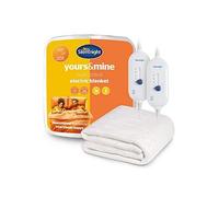 Silentnight Dual Control Electric Blanket Double - Heated Electric Underblanket Bed Warmer Sheet with 3 Heat Settings, Easy Fit Straps, Split Controls and Machine Washable - Double 150x137cm (60"x54")