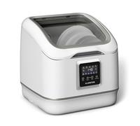 Klarstein SilentScrub Tabletop Dishwasher - Compact & Portable Countertop Dishwasher with 3 Place Settings, 7 Wash Programs, Digital Touchscreen, Quiet 55 dB, No Installation Needed