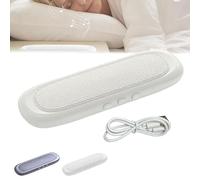 SilentSleep Bone Speaker,Bluetooth Bone Conduction Sleep Speaker for Pillow,Bluetooth Pillow Speaker for Sleeping,Mini Portable Under Pillow Speaker with White Noise Timer for Side Sleeper (White)